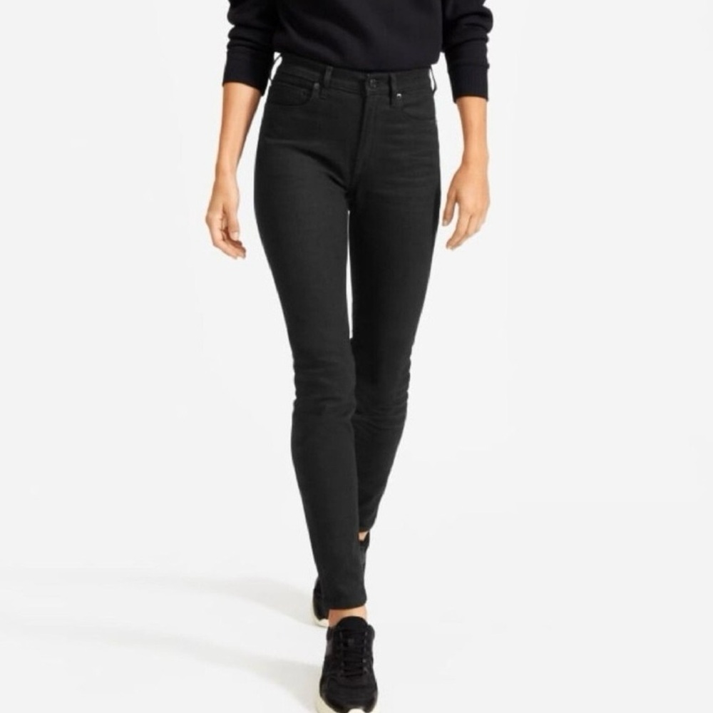 Everlane Black High Rise Skinny Jean